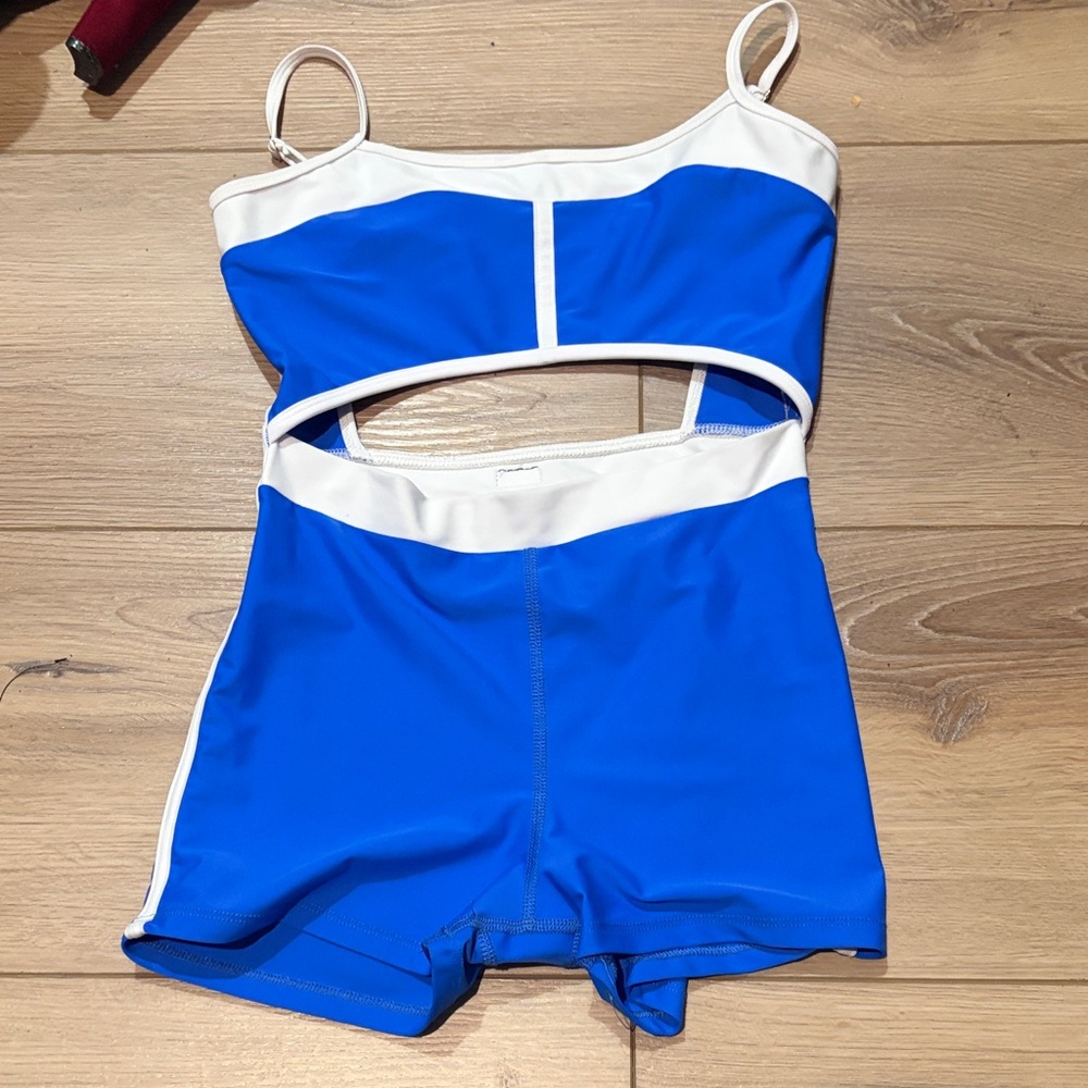 Tiger Friday one piece blue and white